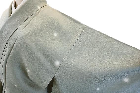 ★専用★美品 小紋 薄い灰緑 蛍ぼかし 身丈154cm 裄丈63cm 袷 お洒落