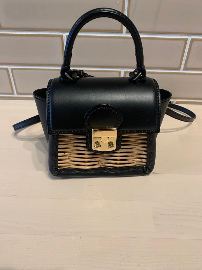 エバゴスebagos カーフハンドバッグ SＳ