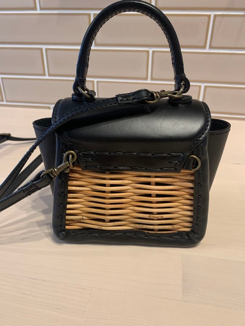 エバゴスebagos カーフハンドバッグ SＳ