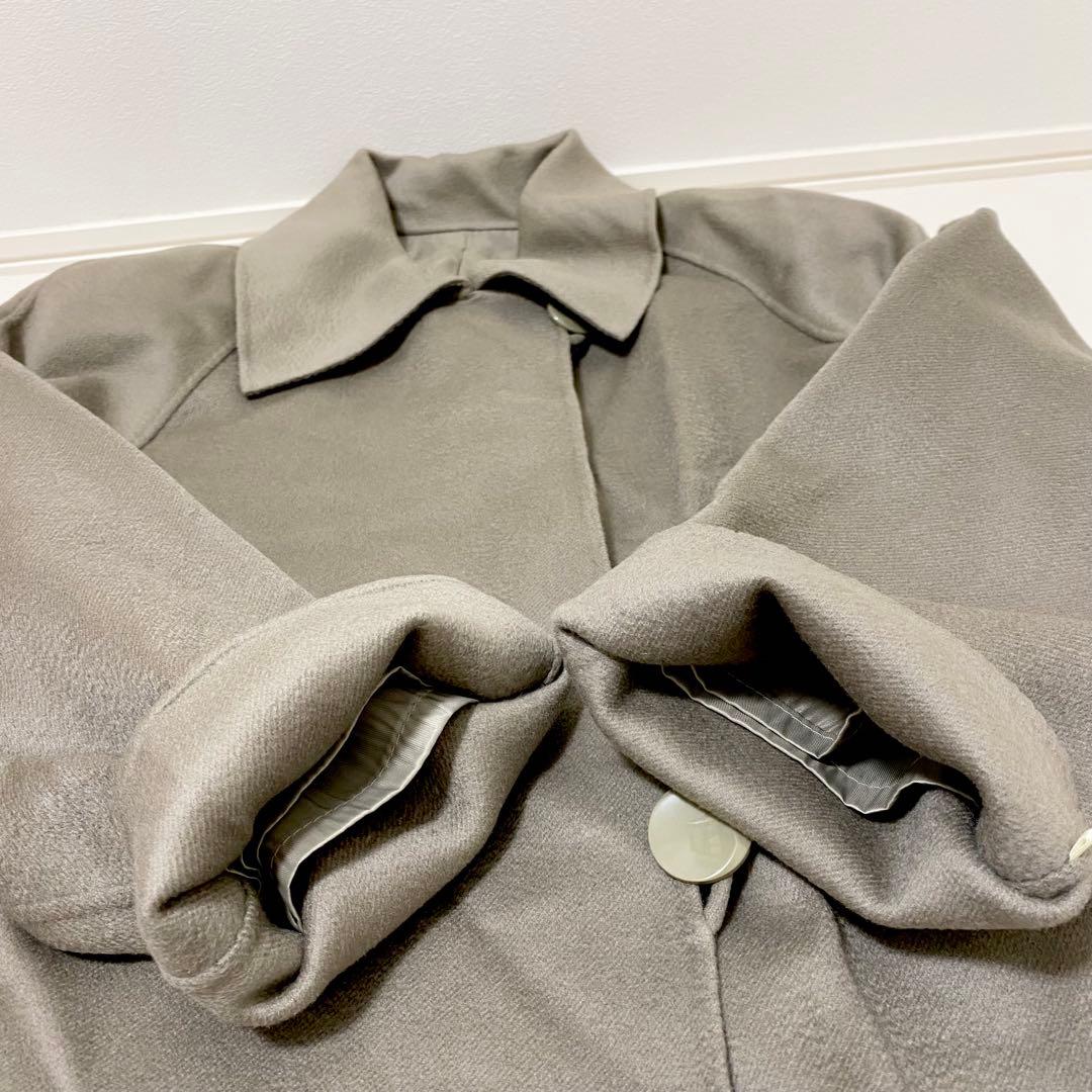 最高級 ロロピアーナ社 PEONY カシミヤ100％ コート　オリーブ