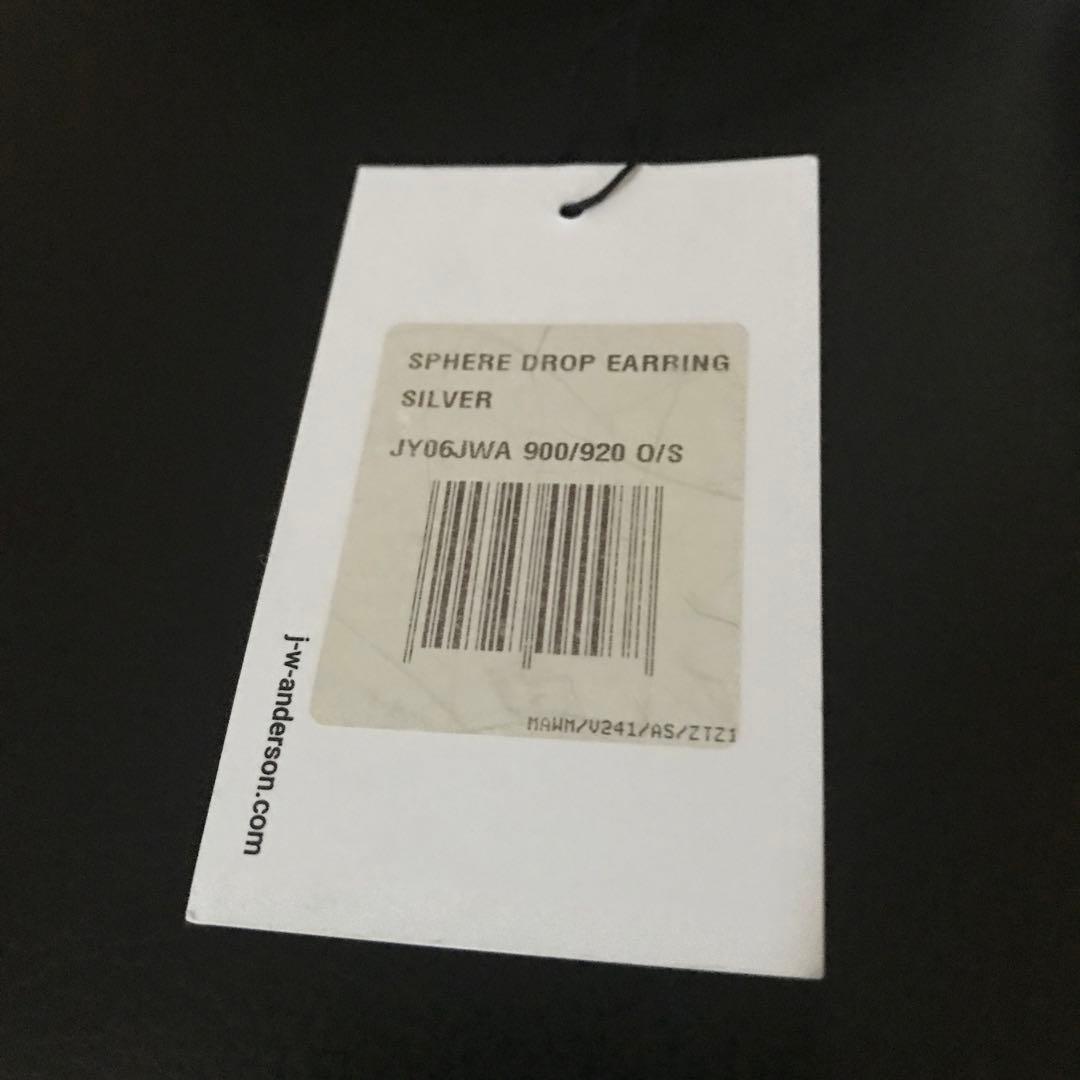 新品J W ANDERSON ジェーダブルアンダーソン　ピアス　Silver