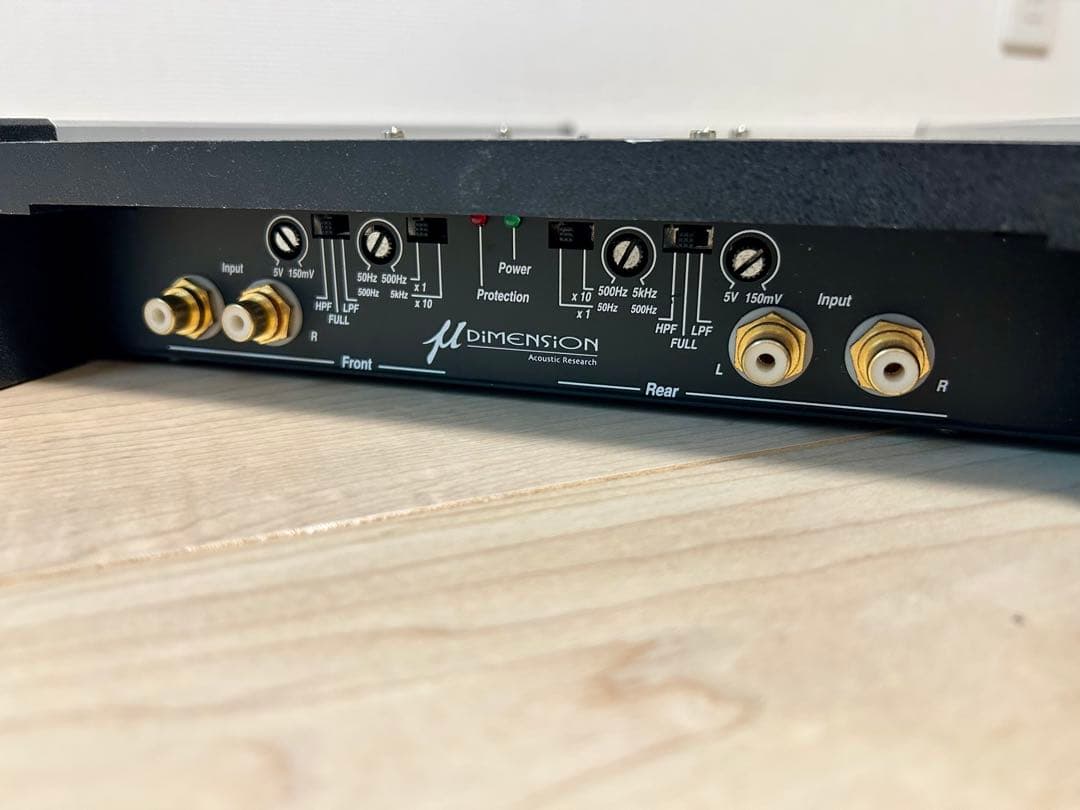 μ-Dimension 4ch パワーアンプ　カーオーディオ　μディメンション