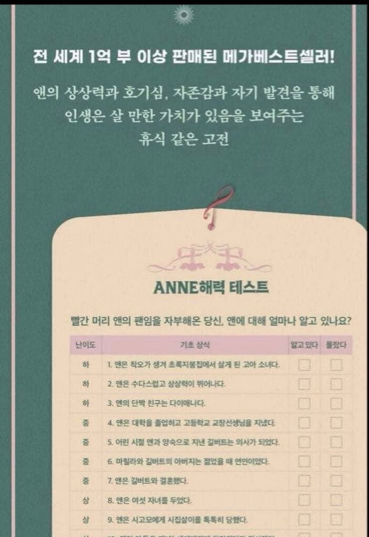 最初値下げ　韓国語小説　赤毛のアン全集　韓国語　빨간머리앤 전집 세트　특별판