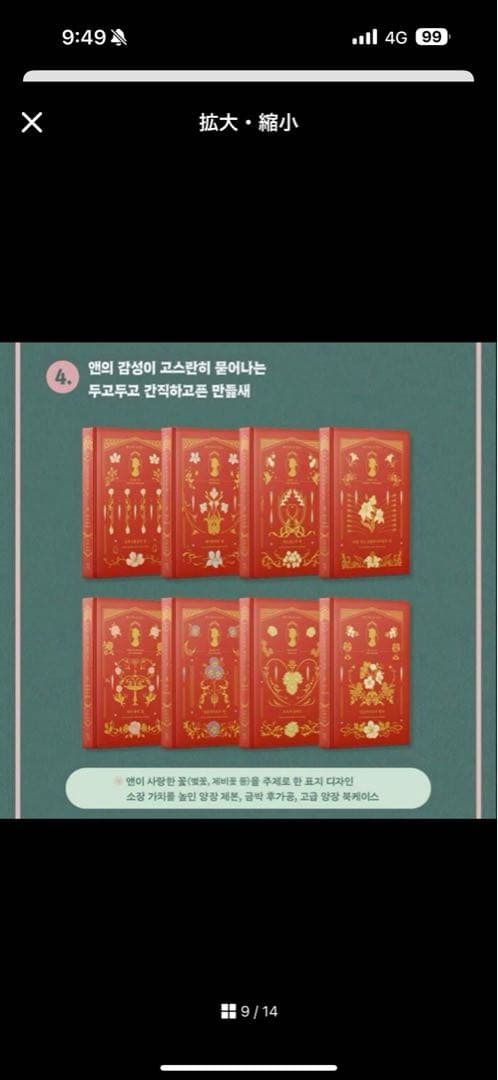 最初値下げ　韓国語小説　赤毛のアン全集　韓国語　빨간머리앤 전집 세트　특별판