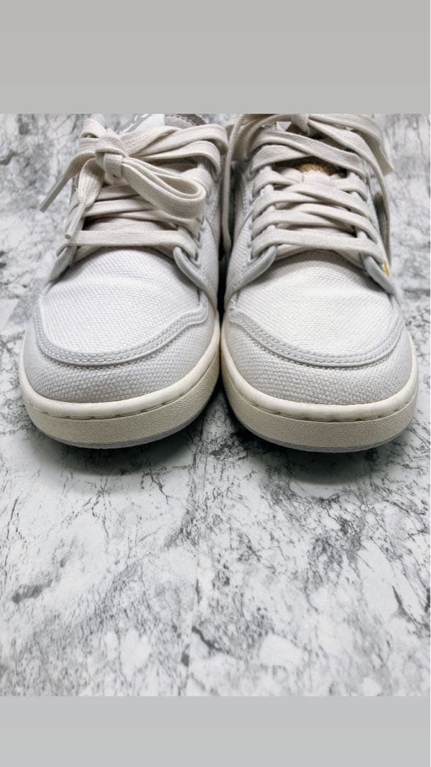 【新品未使用】ユニオン×ナイキ　エアジョーダン1 ローKO ホワイト　キャンバス