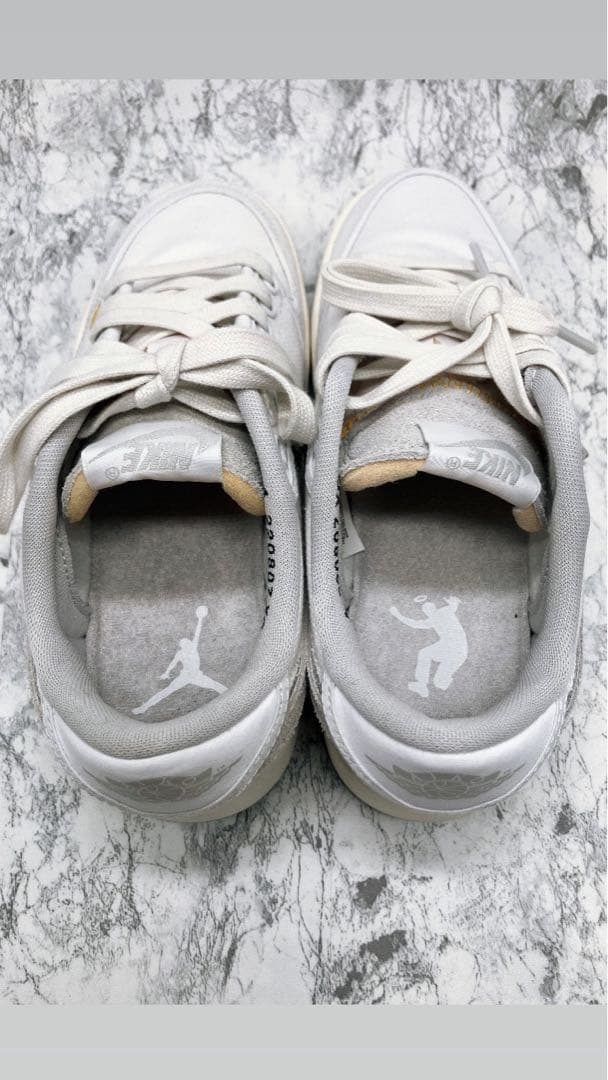 【新品未使用】ユニオン×ナイキ　エアジョーダン1 ローKO ホワイト　キャンバス