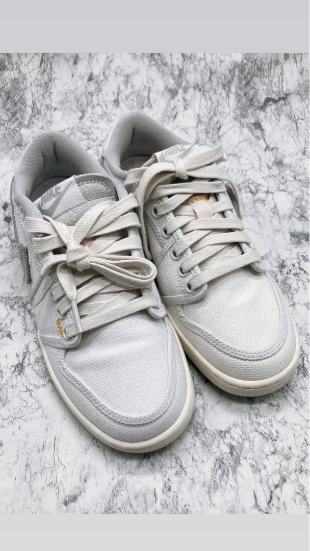 【新品未使用】ユニオン×ナイキ　エアジョーダン1 ローKO ホワイト　キャンバス