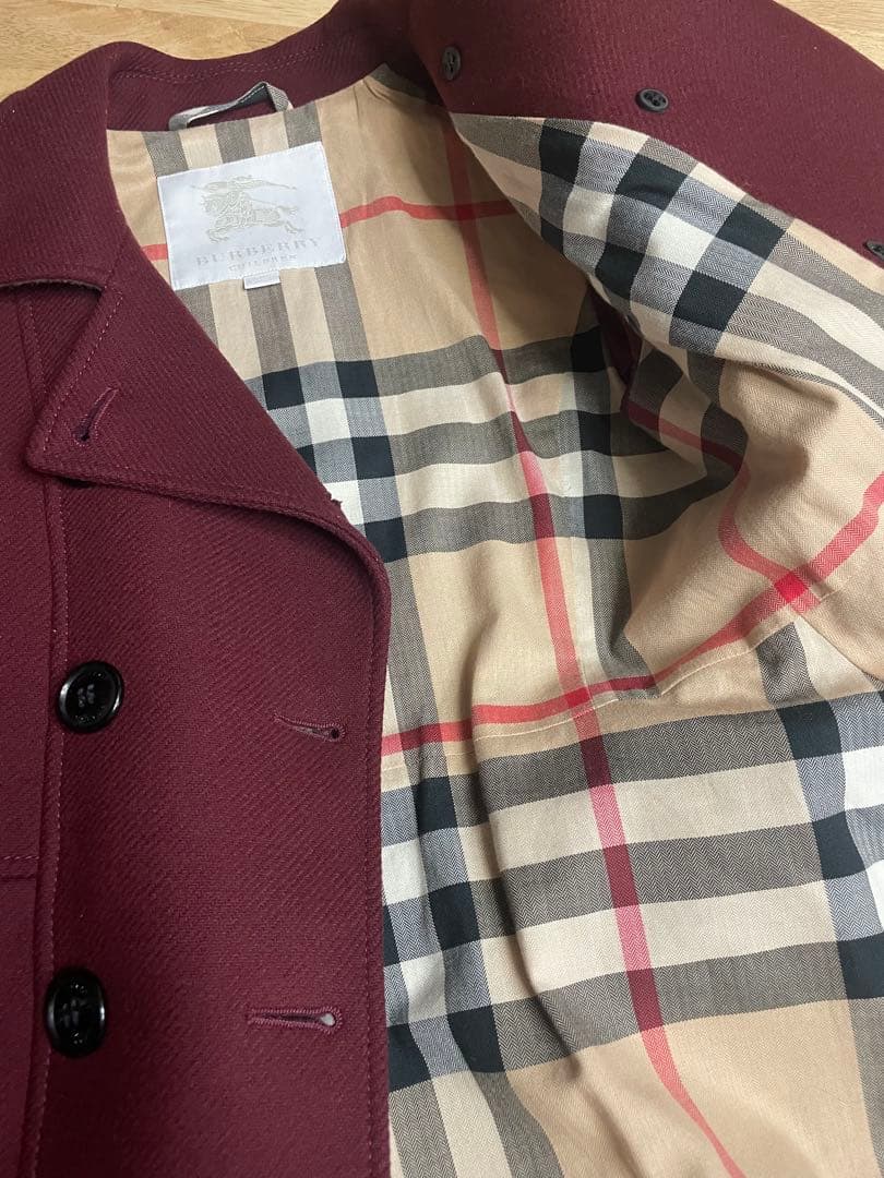 美品⭐︎バーバリー　ピーコート　140cm 130