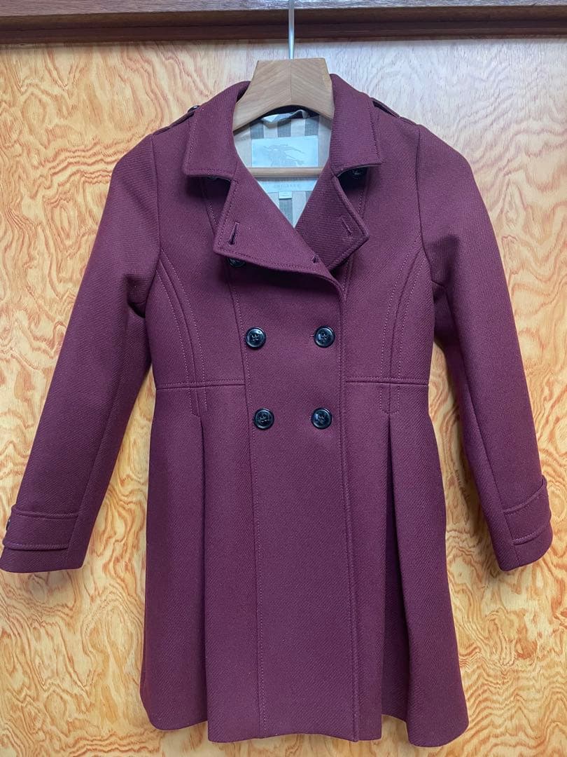 美品⭐︎バーバリー　ピーコート　140cm 130