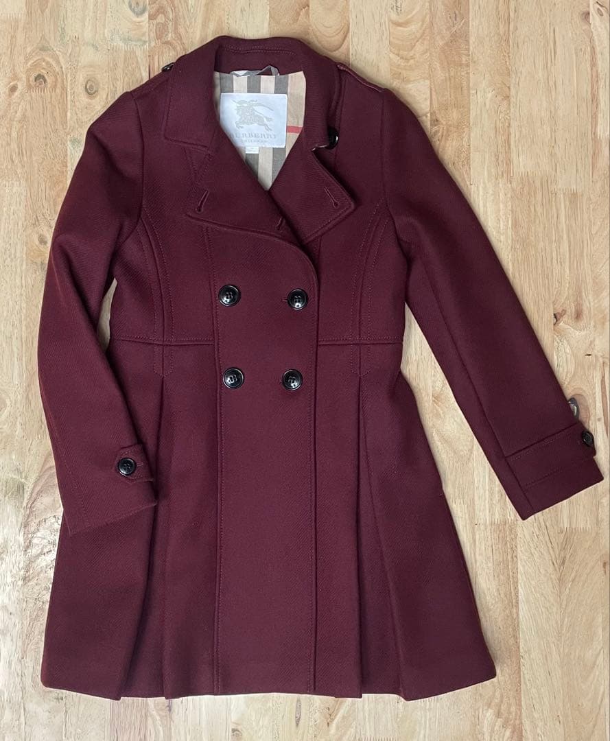 美品⭐︎バーバリー　ピーコート　140cm 130
