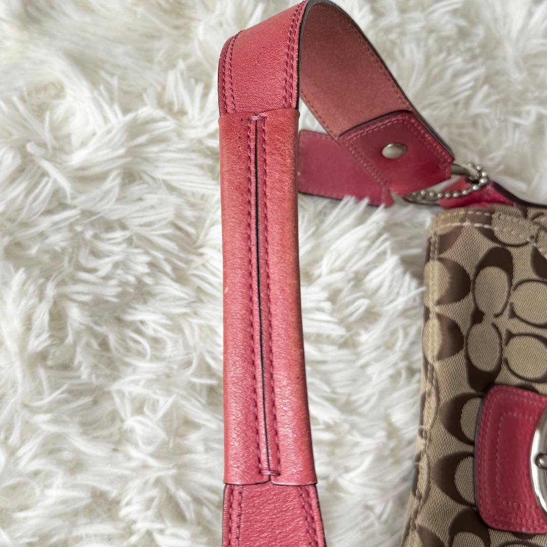 希少✨人気 コーチ ワンショルダーバッグ ピンク ソーホー 11860 肩掛け