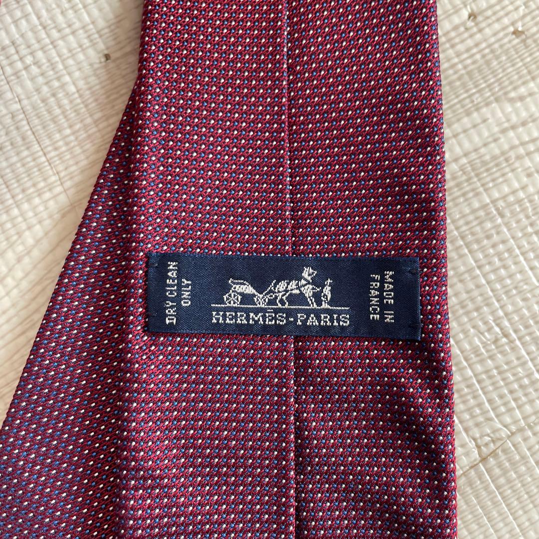 週末限定値下げ　HERMES ネクタイ　未使用