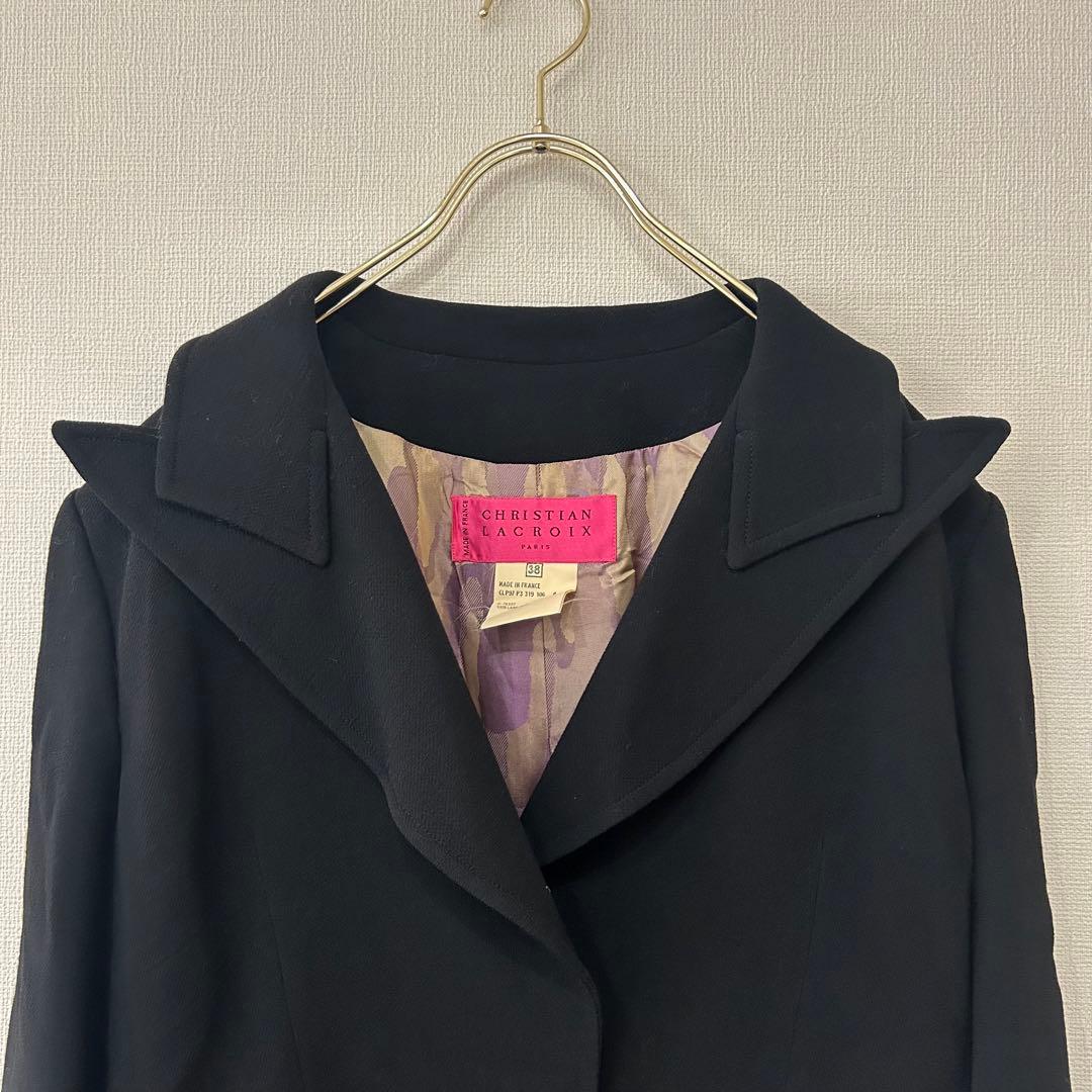 クリスチャン・ラクロワ テーラードジャケット シンプル オフィス フォーマル