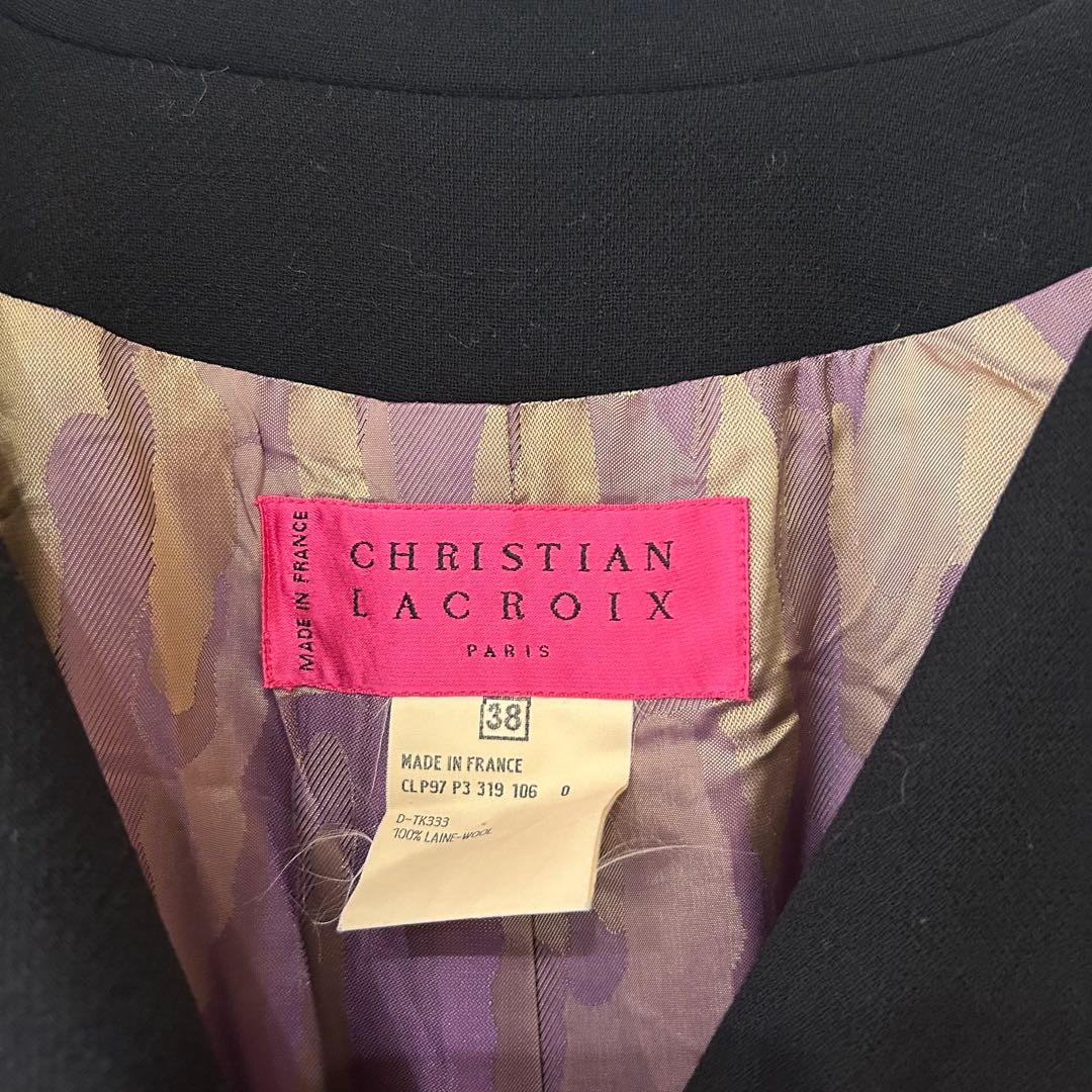クリスチャン・ラクロワ テーラードジャケット シンプル オフィス フォーマル