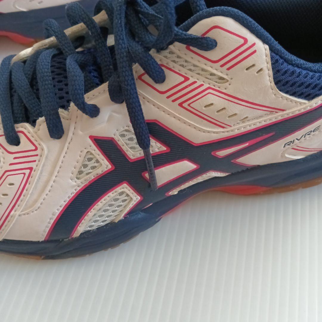ASICS RYRUS バレーボールシューズ ホワイト/ネイビー/ピンク