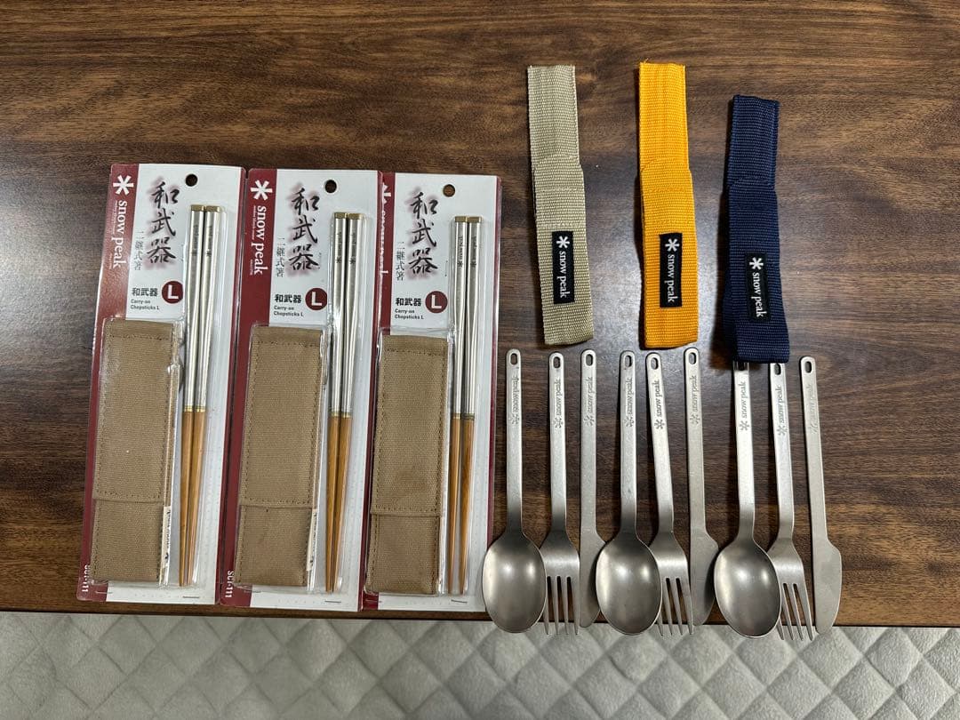 スノーピーク　入手困難ワッパー武器と和武器新品未使用　おまけ付き