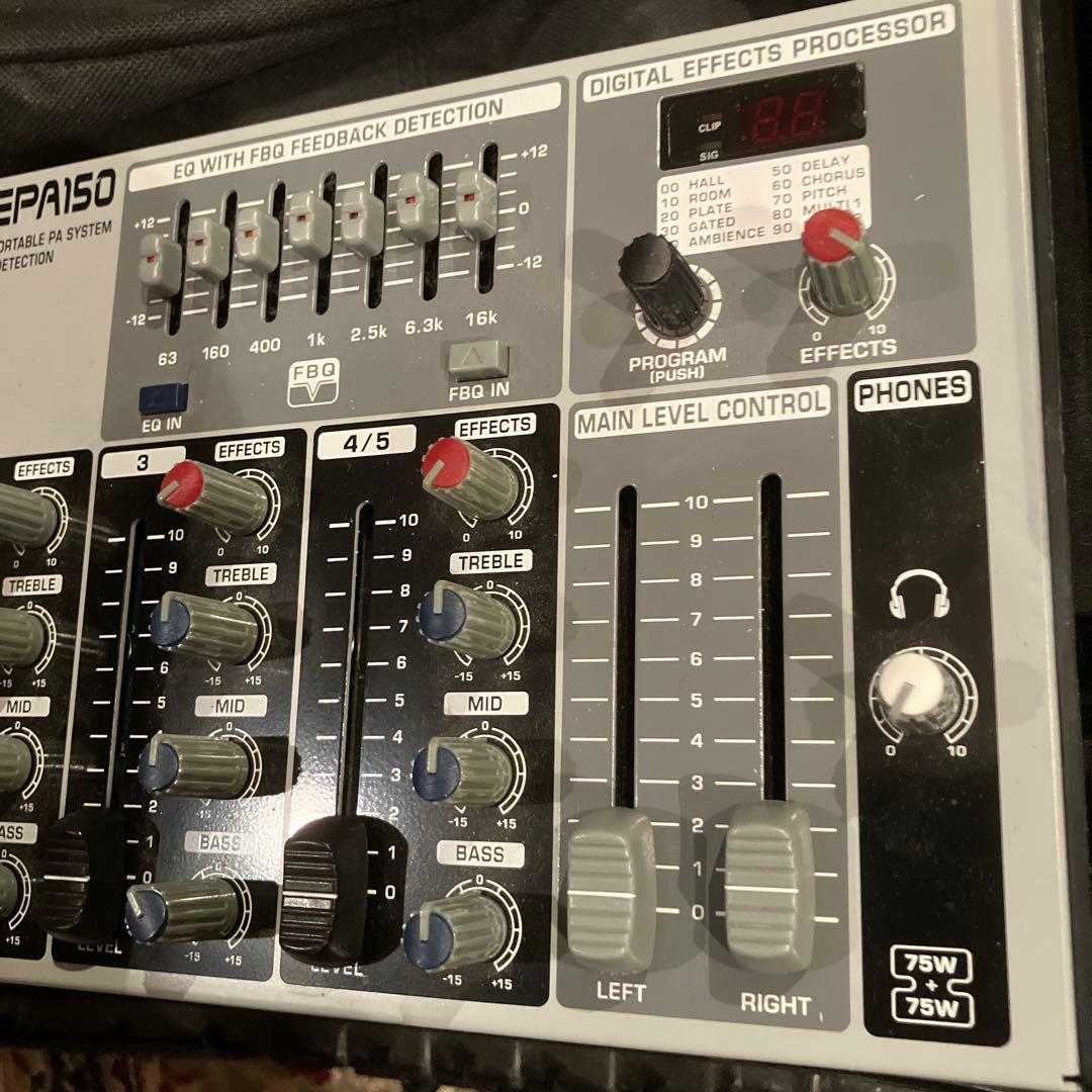 【不具合あり】Behringer EUROPORT EPA150 ポータブルPA
