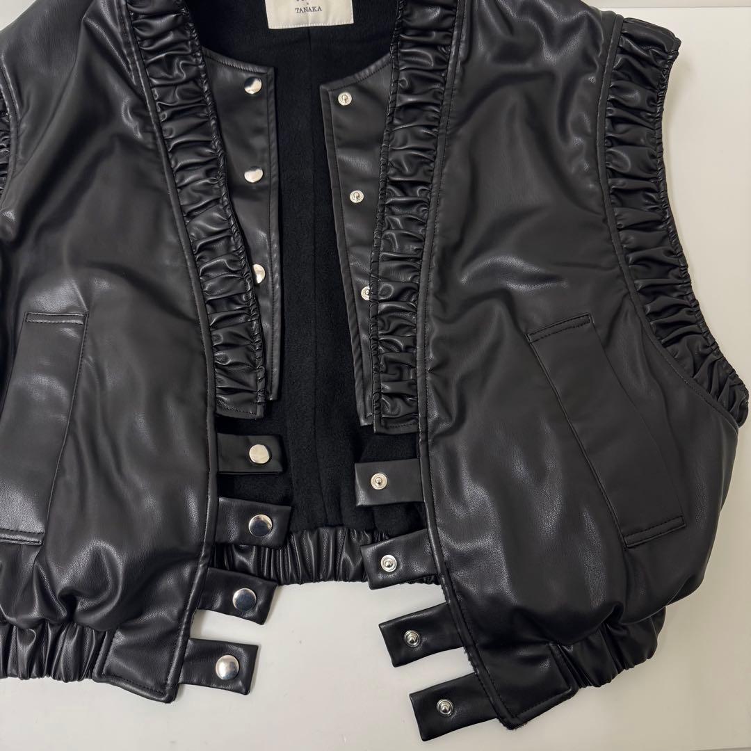 FUMIE TANAKA フミエタナカ F23A-16 ギャザーベスト