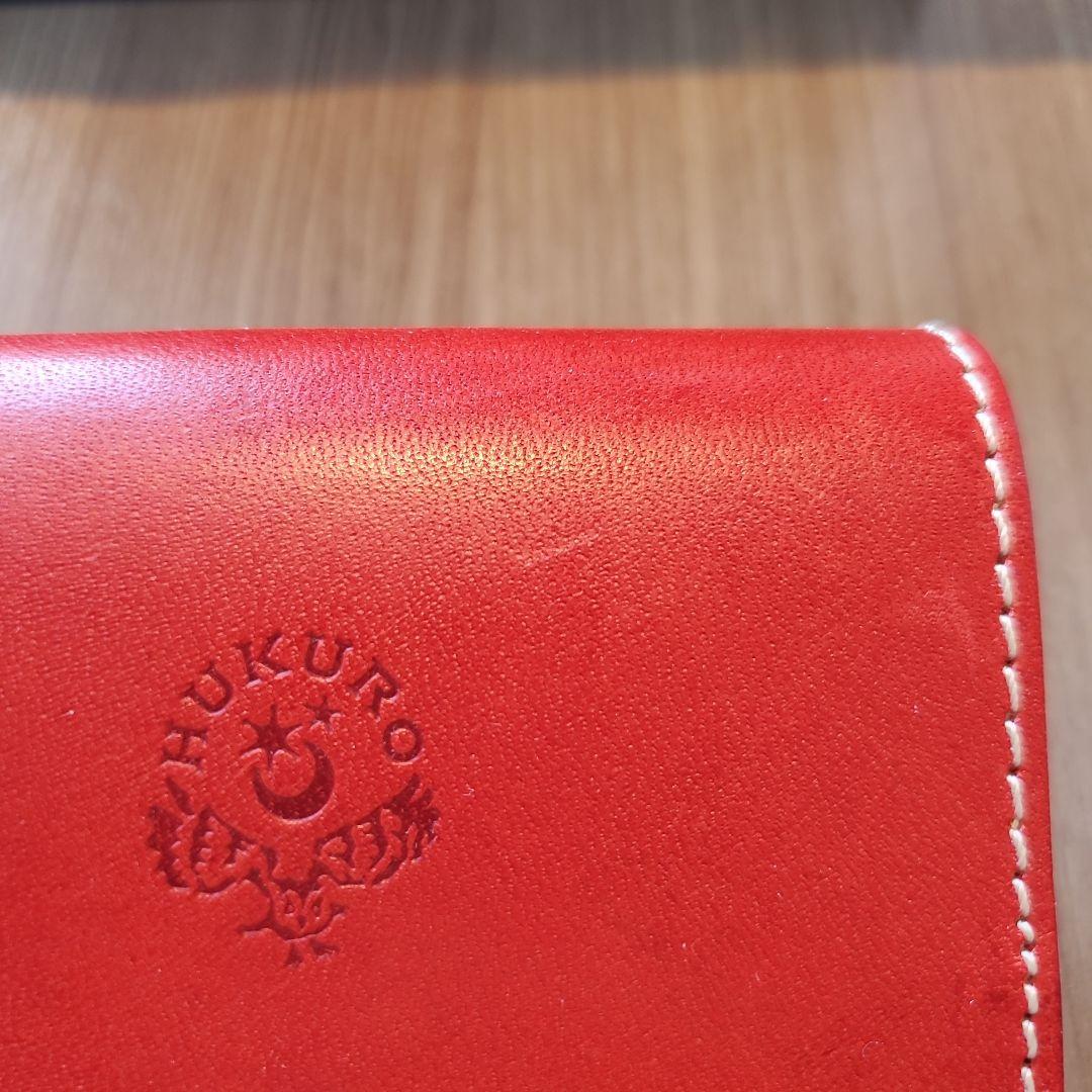 【専用】HUKURO 財布 三つ折り財布 手のひら財布 -minit- RED