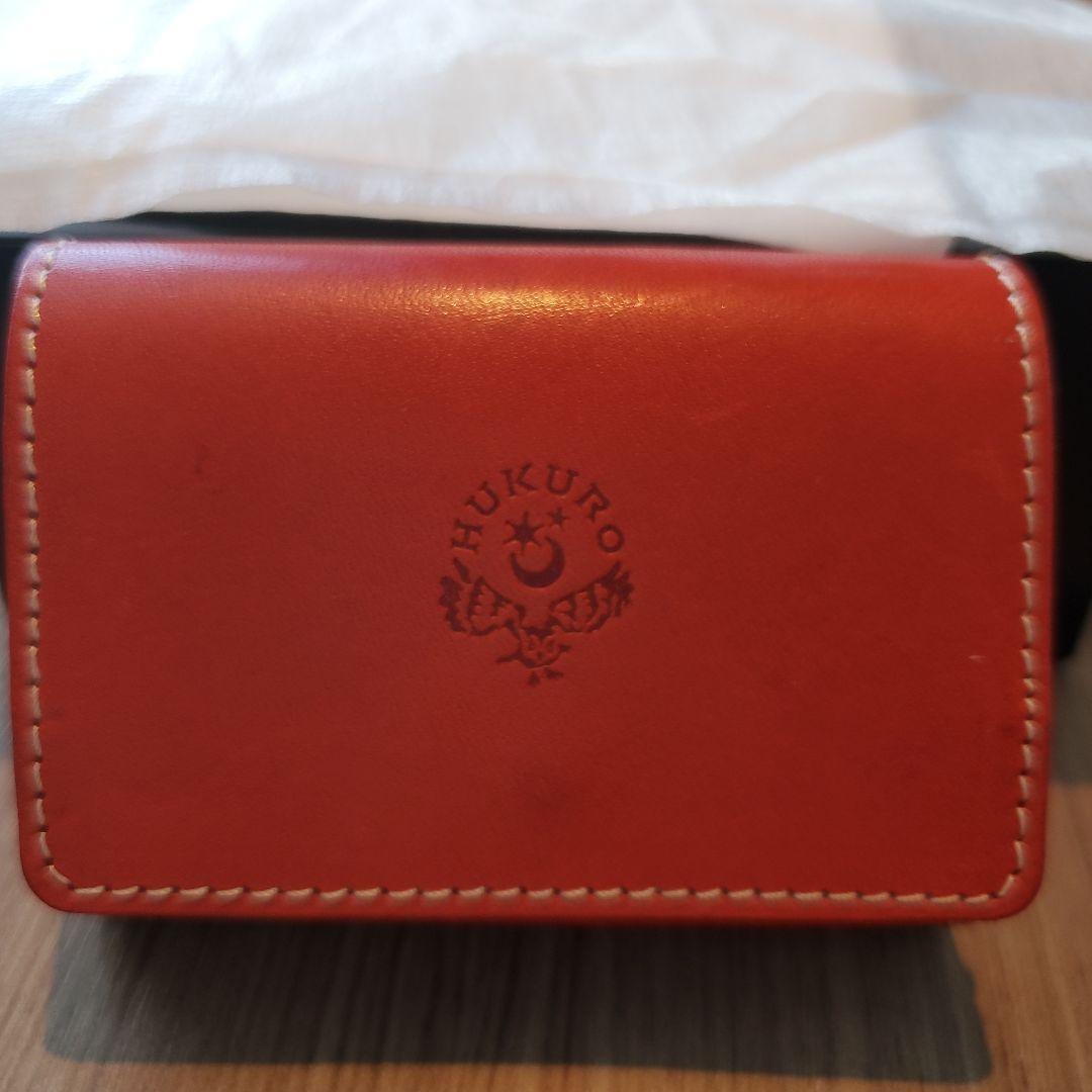 【専用】HUKURO 財布 三つ折り財布 手のひら財布 -minit- RED