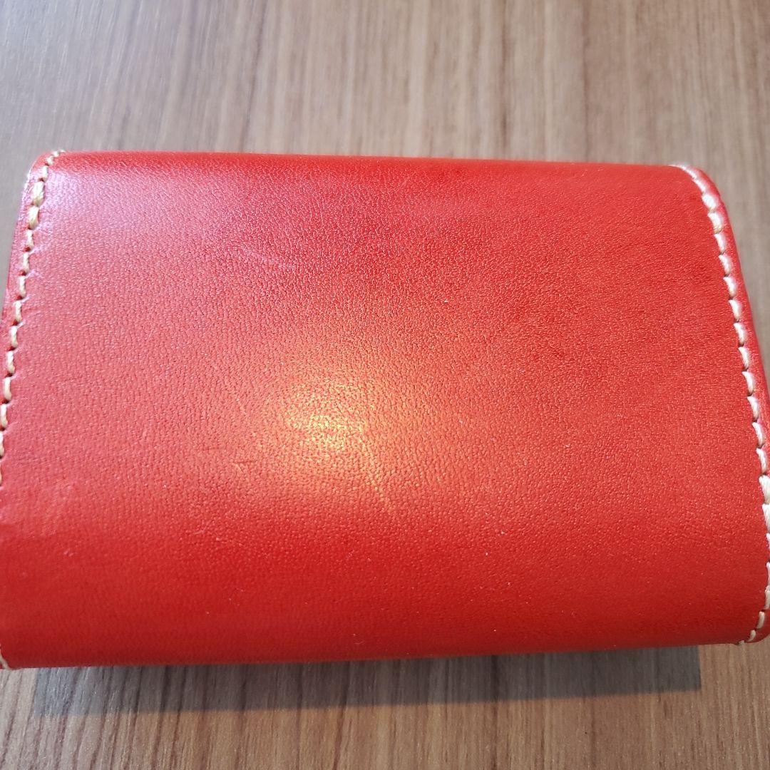 【専用】HUKURO 財布 三つ折り財布 手のひら財布 -minit- RED