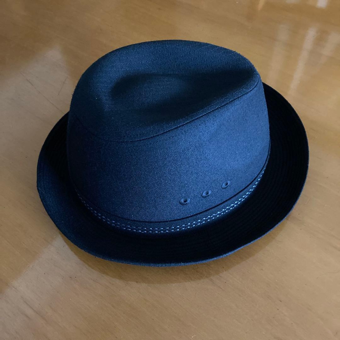 Borsalino 黒 ウール フェルトハット