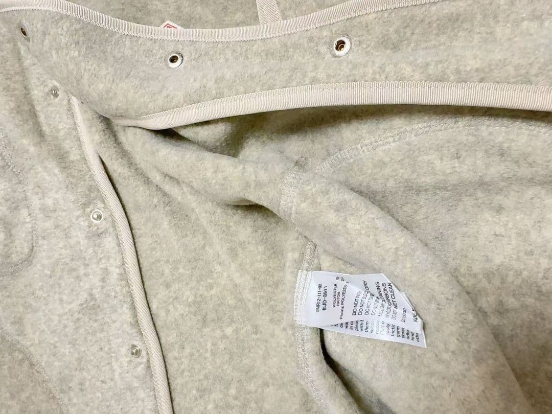 [タグ付き 未使用品]フリースノーカラージャケット レディース マーブル38