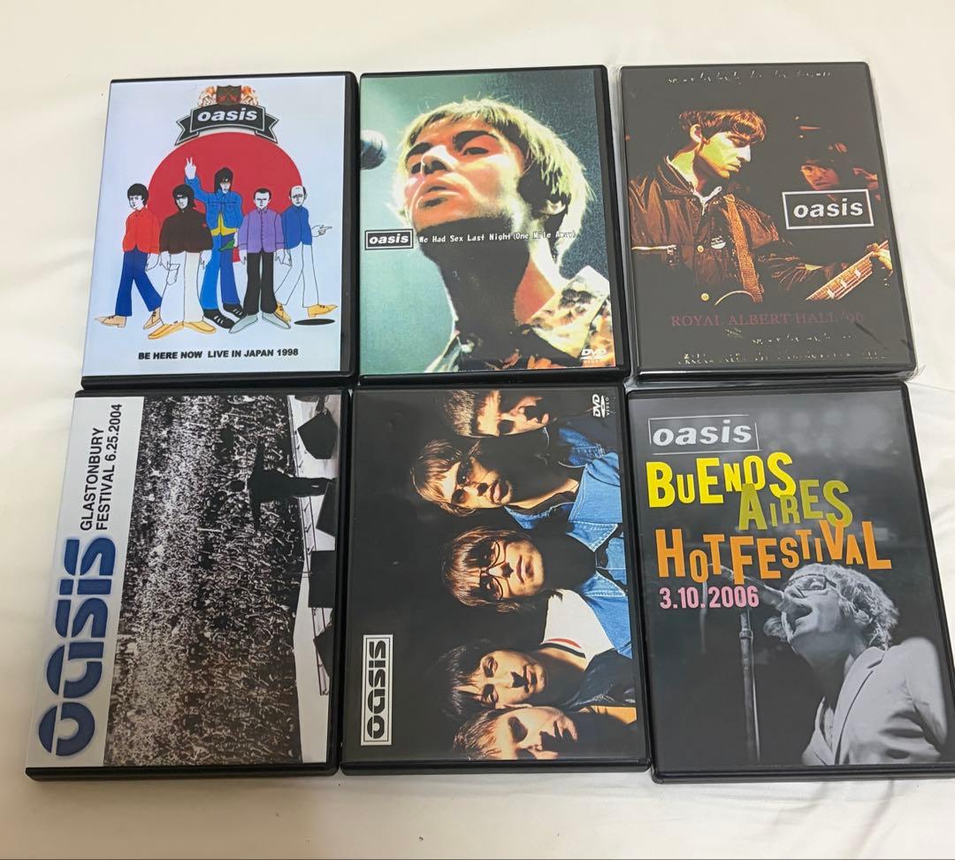 【oasis】　LIVE DVD 6本セット