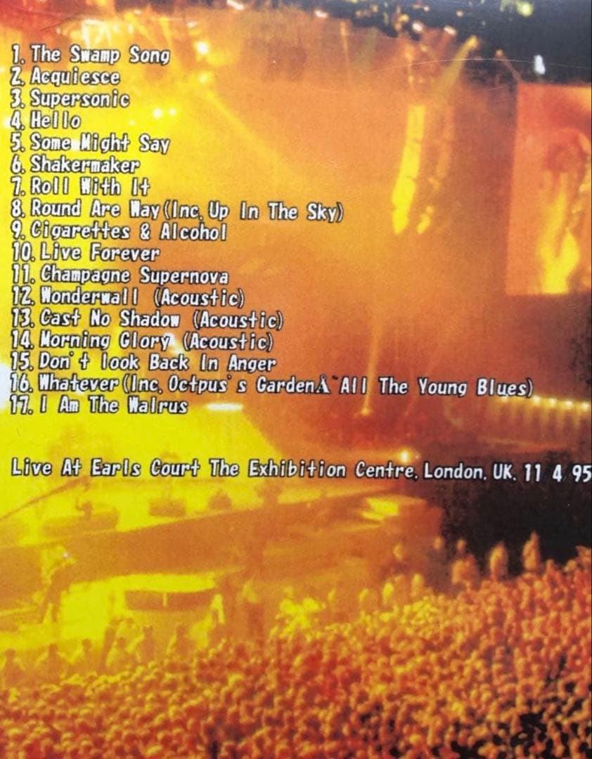 【oasis】　LIVE DVD 6本セット