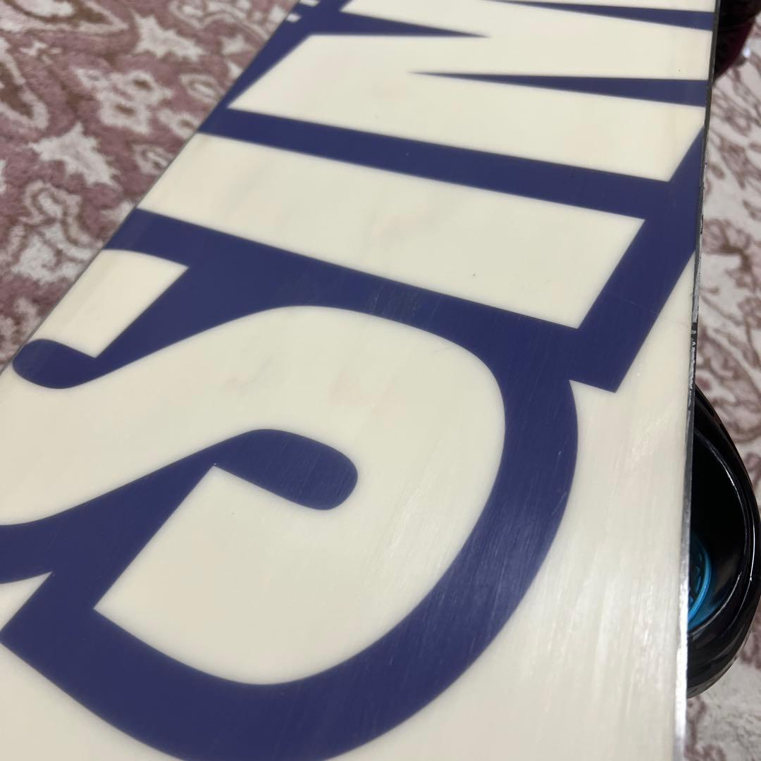 良品 SIMS 147cm バイン付 スノーボードセット 初心者向け