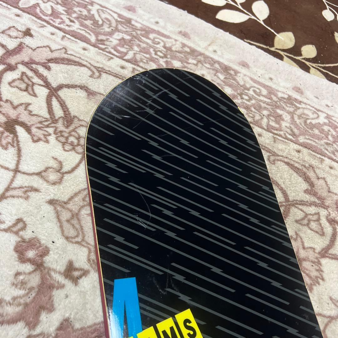 良品 SIMS 147cm バイン付 スノーボードセット 初心者向け