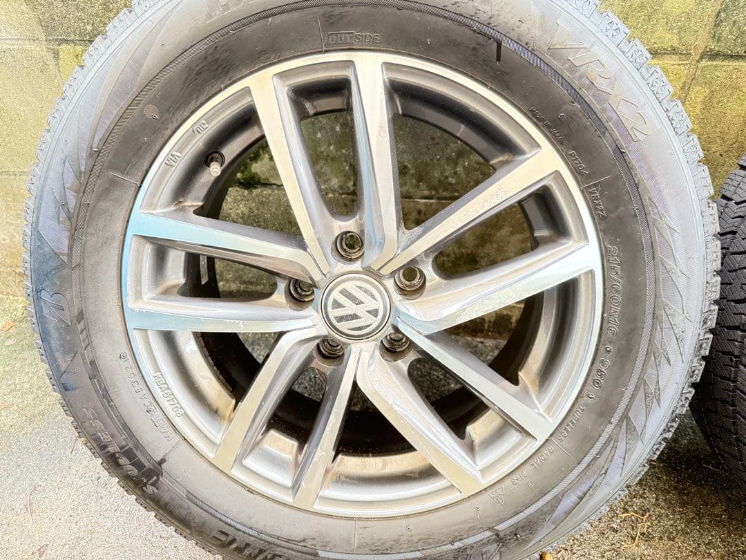 215/60R/16パサートb8 スタッドレスホイールセットブリザック vrx2