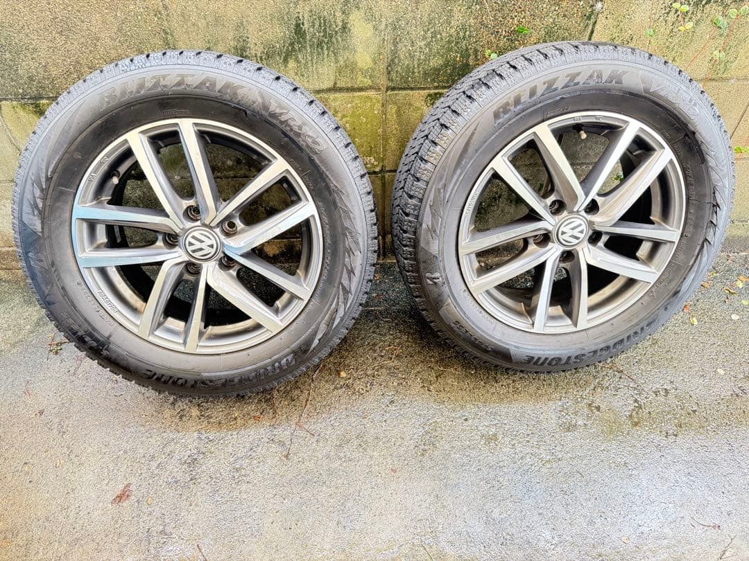 215/60R/16パサートb8 スタッドレスホイールセットブリザック vrx2