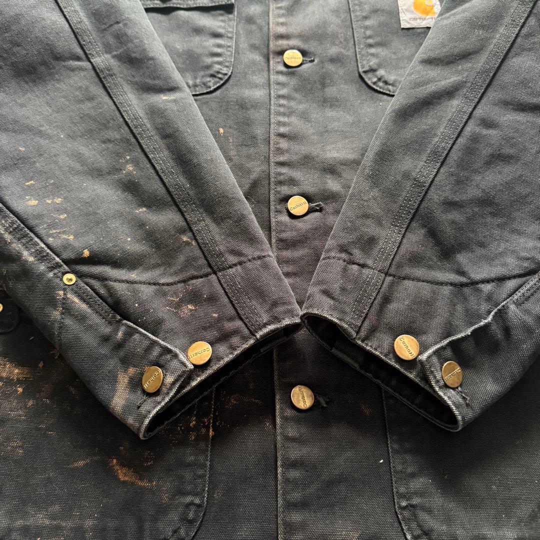 Carhartt ミシガンチョアコート 90's ペイント ボロ フェード
