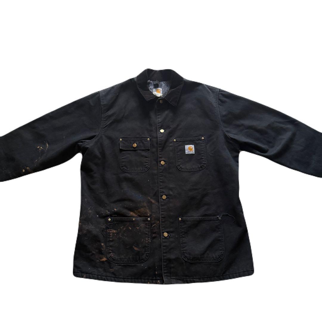 Carhartt ミシガンチョアコート 90's ペイント ボロ フェード