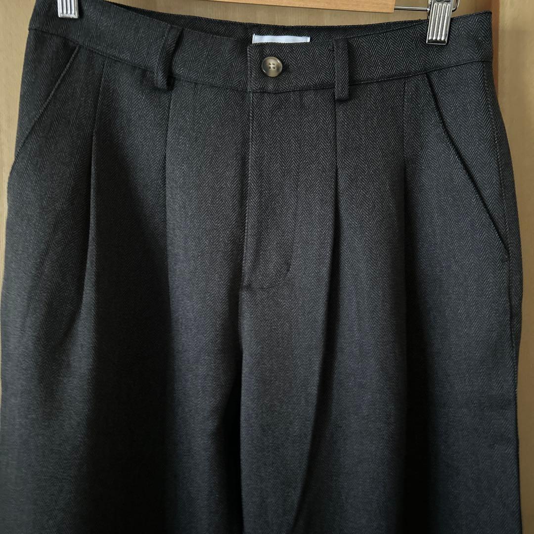 BONBON ヘリンボーンスラックス