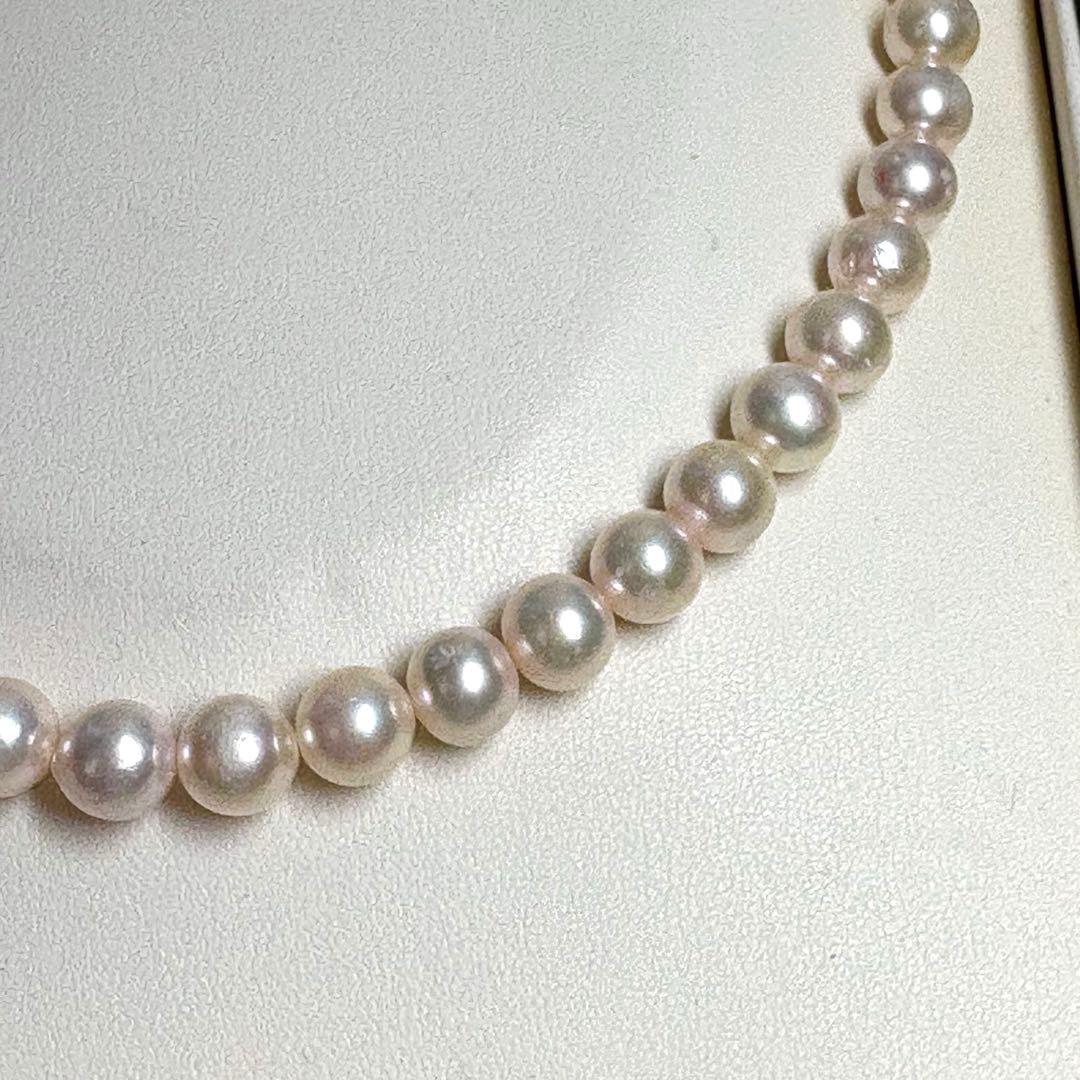 照り強超大珠✨8.5-9mm あこや本真珠ネックレス　アコヤパール　干渉色