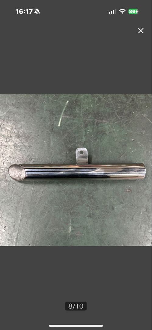 い*ん様 SR400ワンオフ ステンレスショートスキニースラッシュカットショーテ