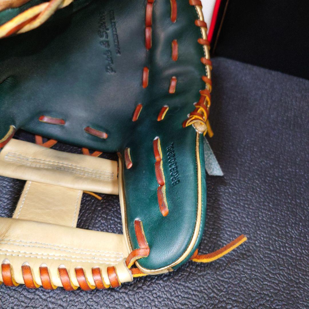 ZETT PROSTATUS 軟式グローブ グリーン/ベージュ