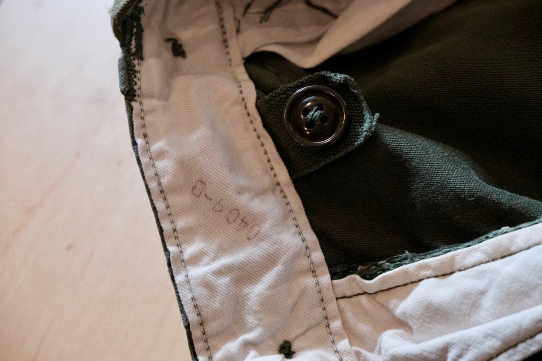 米軍 M-51 フィールドカーゴパンツ SCOVILLジップ カーキ 古着