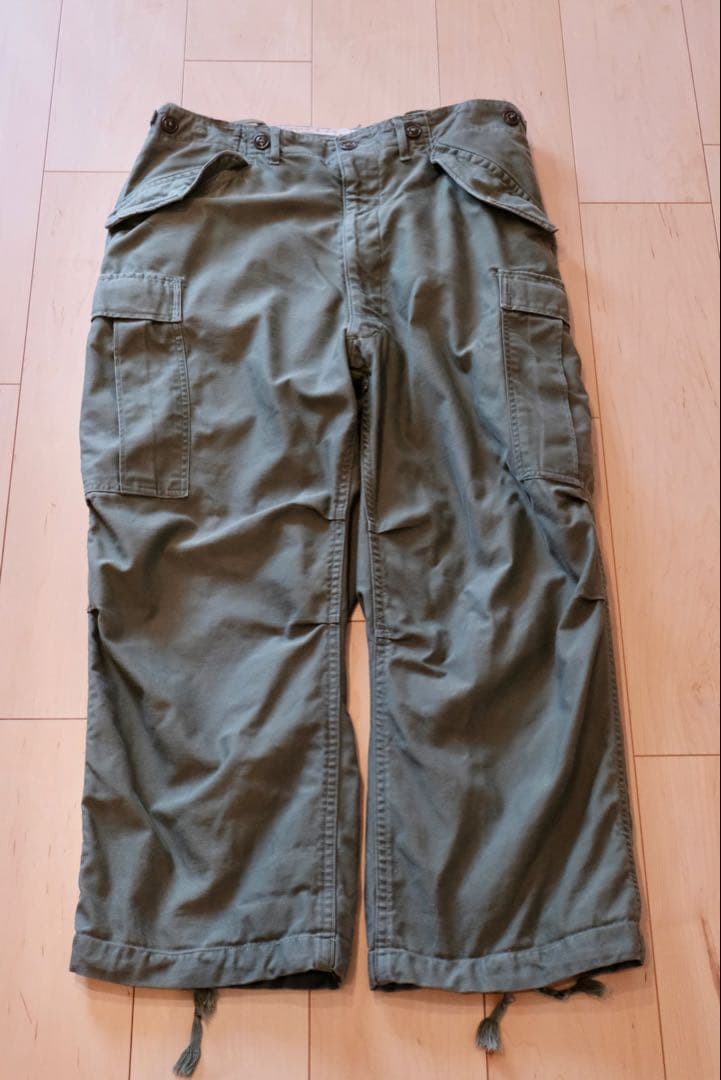 米軍 M-51 フィールドカーゴパンツ SCOVILLジップ カーキ 古着