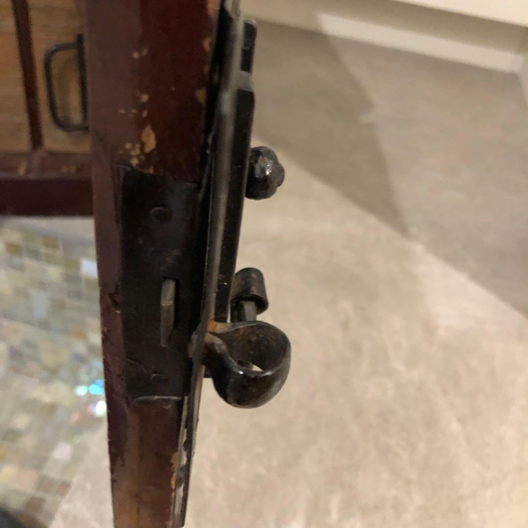 船箪笥　小箪笥　時代箪笥　銭箱　骨董　金具　開閉可