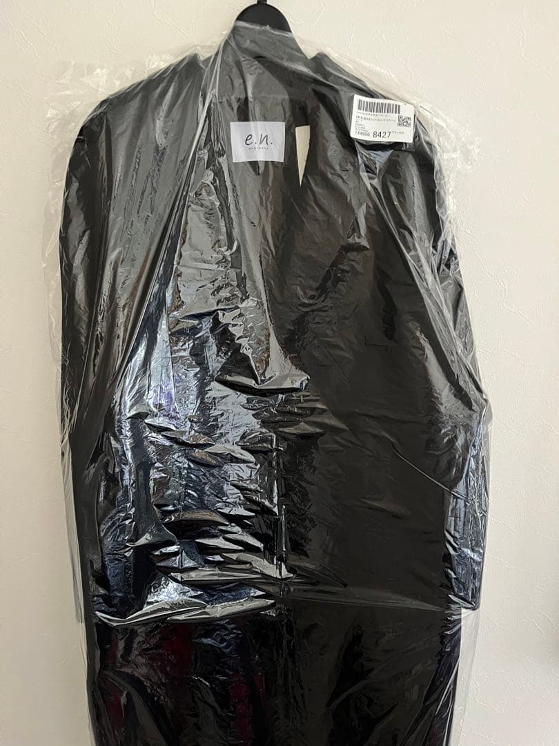 evernavy リバーロングコクーンコート　ブラック　MT