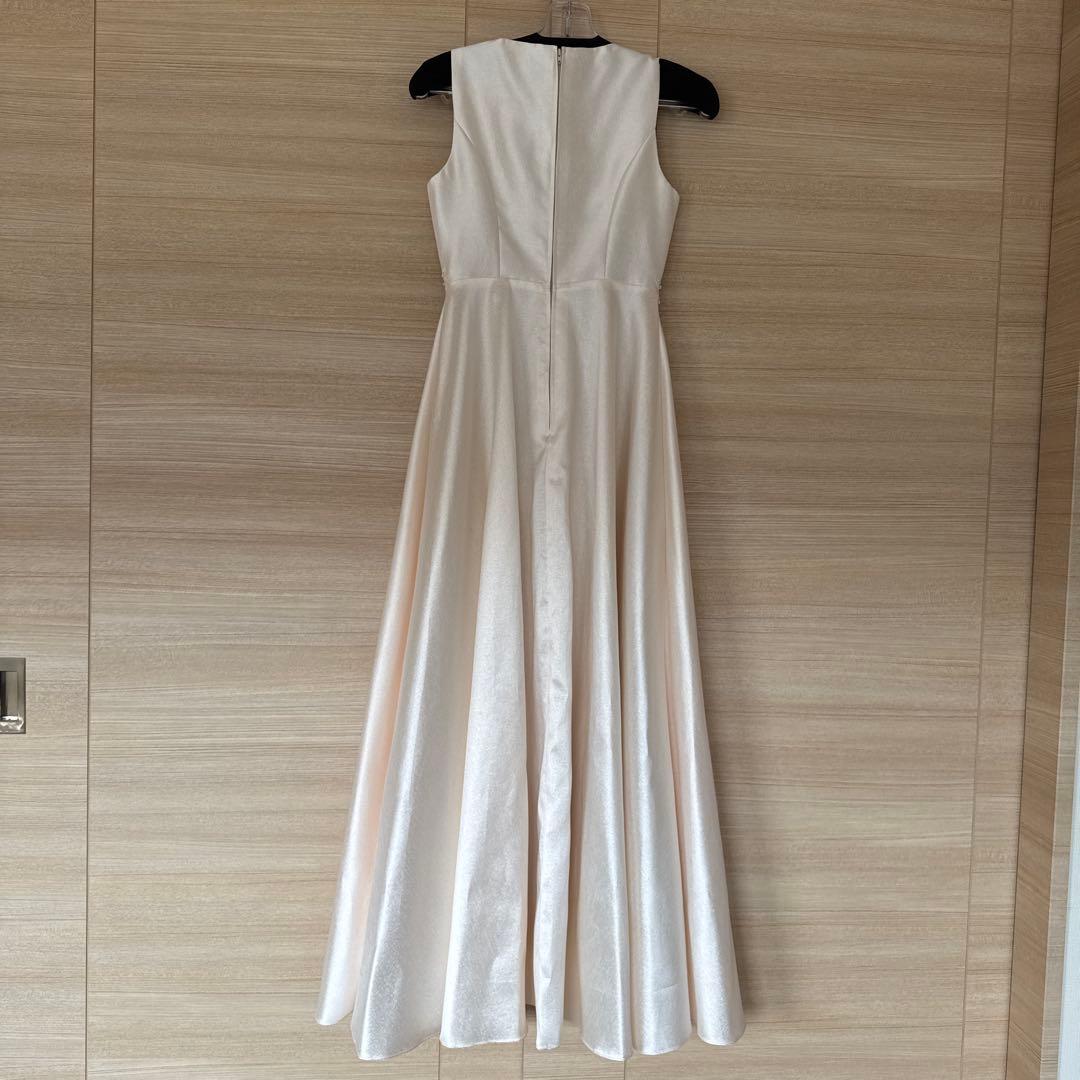 TWEED DRESS アイボリー刺繍ノースリーブドレス150