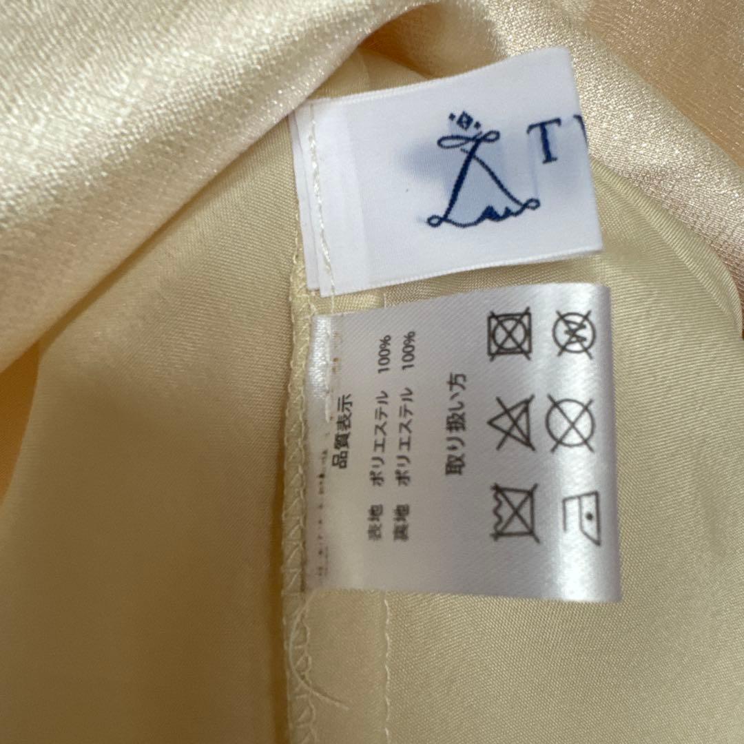 TWEED DRESS アイボリー刺繍ノースリーブドレス150