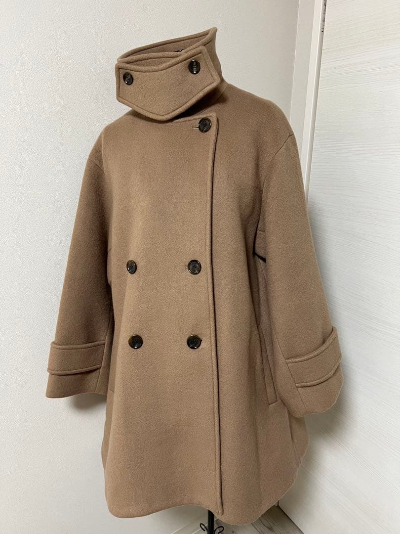 週末値下げ✨セルフォード　今季Aラインウールミドルコート