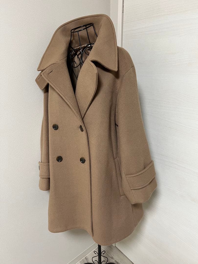 週末値下げ✨セルフォード　今季Aラインウールミドルコート