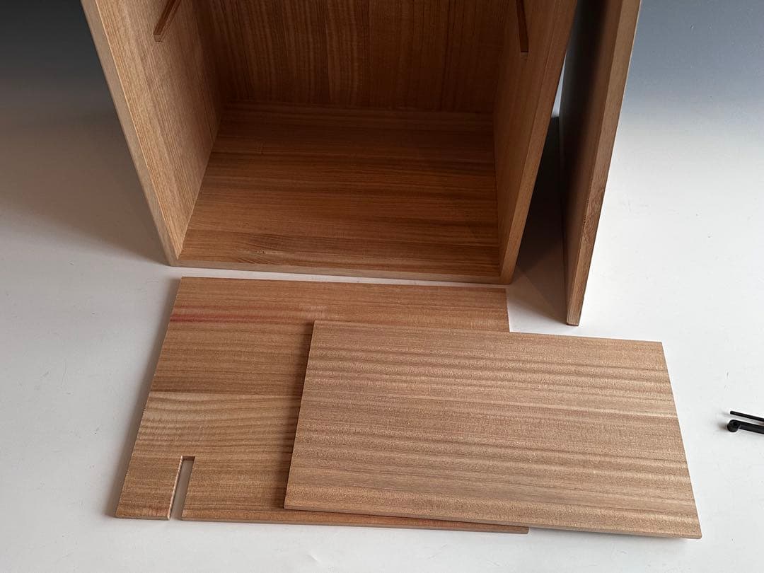 茶道具　利休好　桐木地　旅箪笥　茶会　野点　稽古　ほぼ未使用　棚