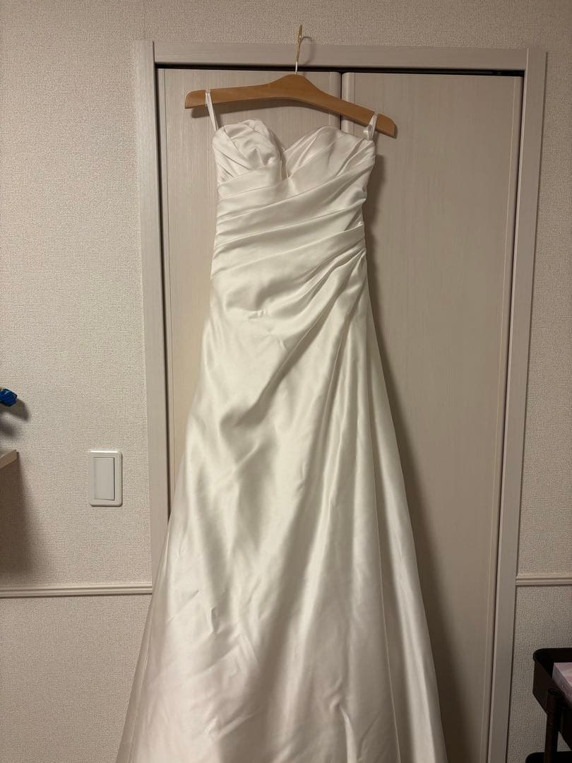 【ラッキー】ウェディングドレス　Aライン　2WAYタイプ