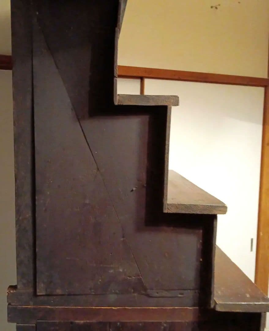 階段箪笥 　(送料込み) たんす　キャビネット　家具 幕末・明治初期